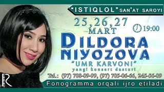 Dildora Niyozova - Umr karvoni nomli konsert dasturi 2016 #UydaQoling