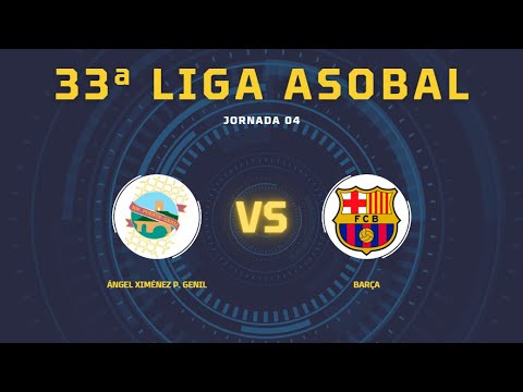 33ª Liga ASOBAL J04: Ángel Ximénez P. Genil - Barça 31-43