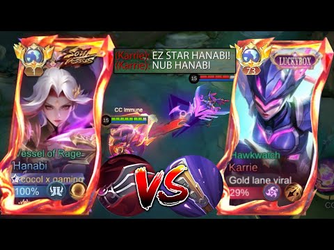TOP GLOBAL HANABI VS ENEMY TOP GLOBAL KARRIE AND HIGH RANK🔥 HARDEST RANKED GAME!! (Who Will Win?)
