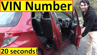 How To Find Car VIN Number