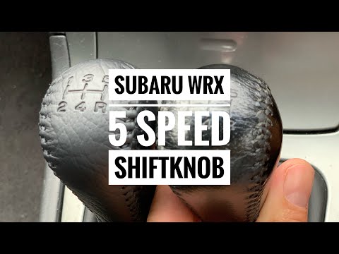 How to Replace a Subaru Impreza 5 Speed Gear Knob - New WRX Shift Knob