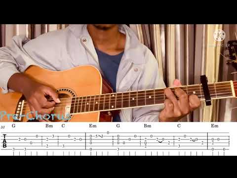 Justin Bieber - Cold Water / Fingerstyle Guitar lesson (Tutorial) How to Play TABS.