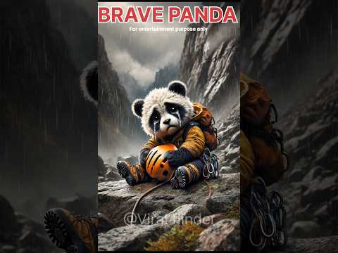 Panda brave story #Shorts #ViralShorts##BravePanda (Essential!)#PandaStory#PanPanda#AnimalHero#panda