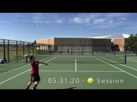 NTRP 3.5M vs 3.5W Tennis Practice Session - 05.31.2020