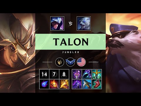 Talon Jungle vs Volibear - NA Diamond Patch 25.18