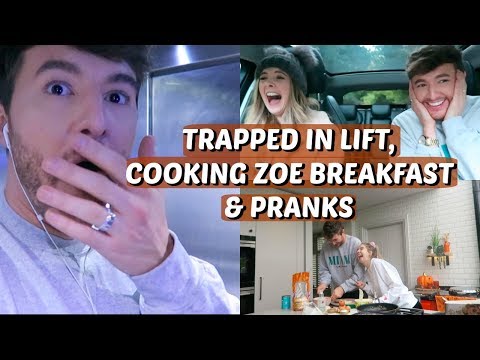 Trapped In Lift, Cooking Zoe Breakfast & Pranks