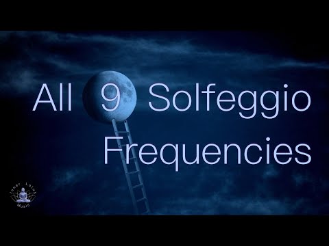 Alle 9 Solfeggio Frequenzen | Schlafmusik & Entspannung | Heilende Frequenz Meditationsmusik | 9 Std