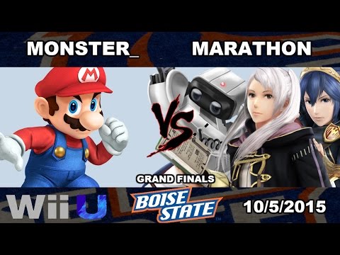 Monster_ (Mario) vs. Marathon (Robin, Lucina, R.O.B.) - SSB4 Grand Finals