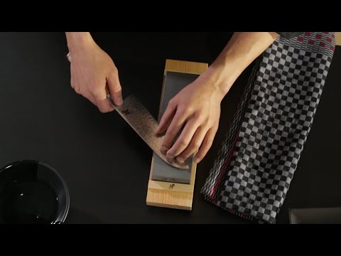 Japanische Messer schärfen wie ein Profi - So gelingt es mit dem Wetzstein