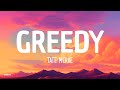 Tate McRae Greedy Sped Up Lyrics