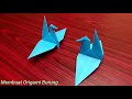 Cara Membuat Origami Burung How To Make A Origami Bird Bintang Kelas