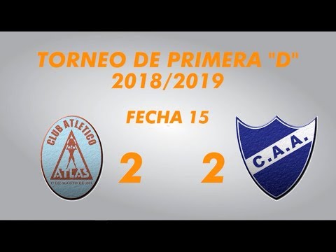 Primera "D" 2018/2019 - Fecha 15 - Atlas 2 Argentino de Rosario 2 - Resumen