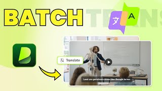 Batch AI Video Translator | How To Batch Translate Videos Online In One Click
