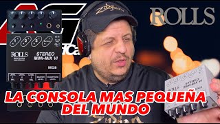 Video thumbnail for LA CONSOLA MAS PEQUEÑA DEL MUNDO ROLLS MX28 by ALEX GOMEZ