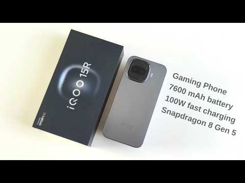 Thumbnail for iQOO 15R 5g Unboxing and Review | Gaming Test | 7600 mAh Battery | Snapdragon 8 Gen 5