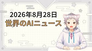 2026年8月28日 世界のAI関連ニュース