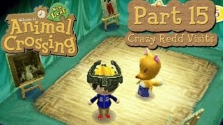 Animal Crossing: New Leaf - Part 15: Crazy Redd Visits Town!  Paintings Galore!