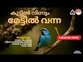 കൂട്ടിൽ നിന്നും മേട്ടിൽ വന്ന താളവട്ട