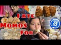 I only ate momos for 24hours challenge