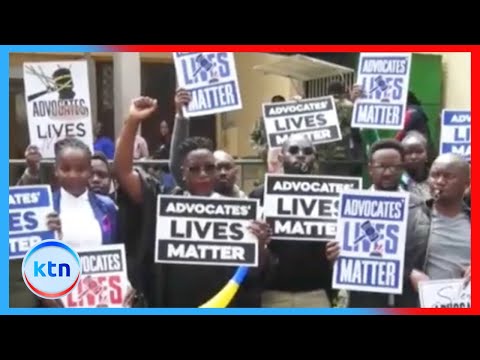 Rais wa LSK Faith Odhiambo aongoza maandamano ya kulaani mauaji ya wakili Kyalo Mbobu