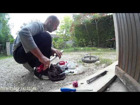 comment regler une fourche rst