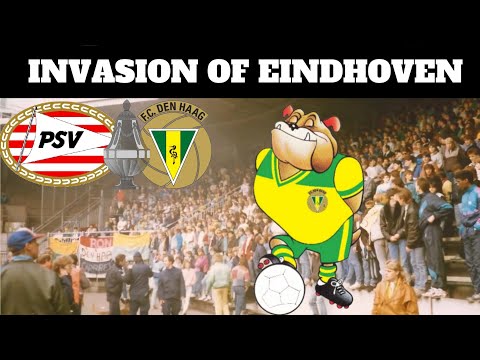 4000 FC DEN HAAG ADO🔰FANS TAKE OVER EINDHOVEN AWAY at PSV for the Semi Final Cup Clash 1989