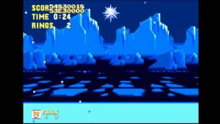Super Secret Debug Mode + Slow Motion Sonic 3 Ice Cap Zone Music