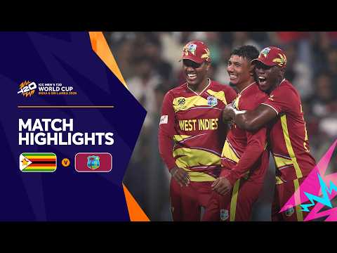 Zimbabwe v West Indies | Match Highlights | Men's T20 World Cup 2026
