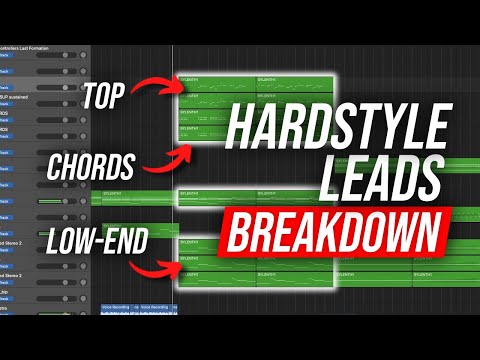 How Different Hardstyle Leads Are Made (Breakdown)