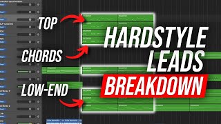 How Different Hardstyle Leads Are Made (Breakdown)