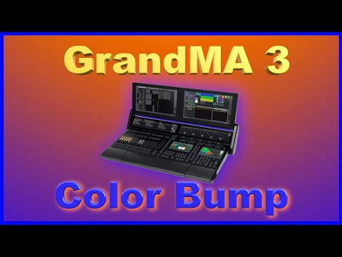 Exploring the Full Potential of GrandMA3 Color Bumps