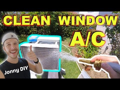 How to Safely Wash and Spray a Window AC Unit