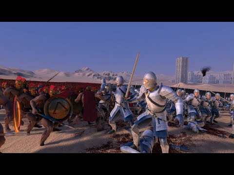 25,000 GONDOR SOLDIERS VS 25,000 SPARTANS - UEBS MOD - Ultimate Epic Battle Simulator