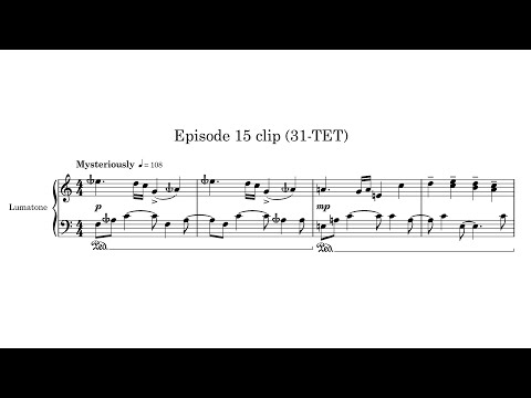 Learning Lumatone episodes (microtonal transcriptions)