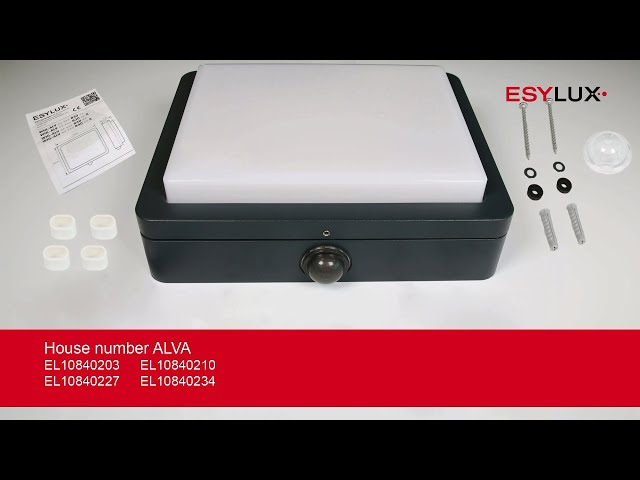 esylux Outdoors wall luminaire alva-whl 15w 830 op pd an