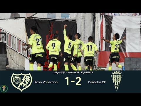 Rayo Vallecano 1-2 Córdoba | Todos los goles HD | Liga 1,2,3 2017/18