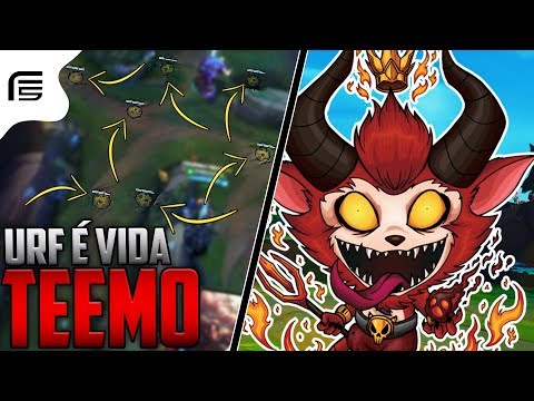 URF É VIDA - TENTANDO CAGAR NO MAPA TODO - TEEMO É O 68900t