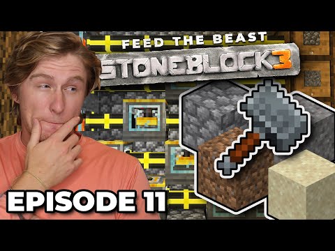 STONEBLOCK 3 MODPACK Ep 11 | Automatic Crushing!