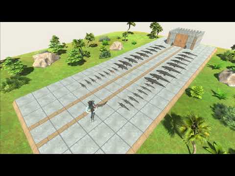 Escape from Deadly Mosasaurus -Animal Revolt Battle Simulator