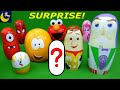 Lots Of Surprise Toys Nesting Dolls Toy Story Spiderman Bubble Guppies Elmo Yo Gabba Gabba MLP Toys