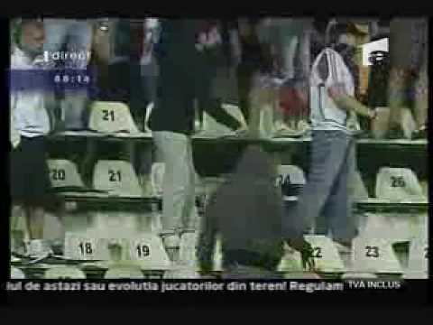 Incidente la Finala Cupei Romaniei CFR Cluj - FC Timisoara 2009