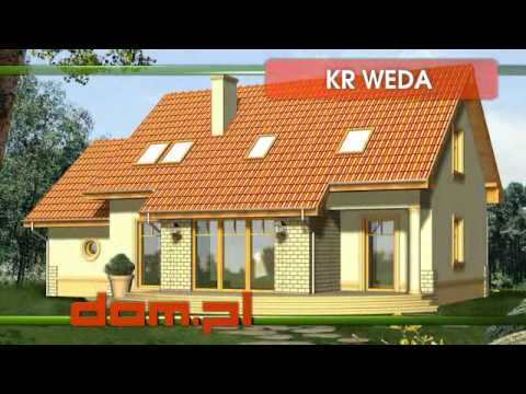 Projekty domów z poddaszem - KR Weda