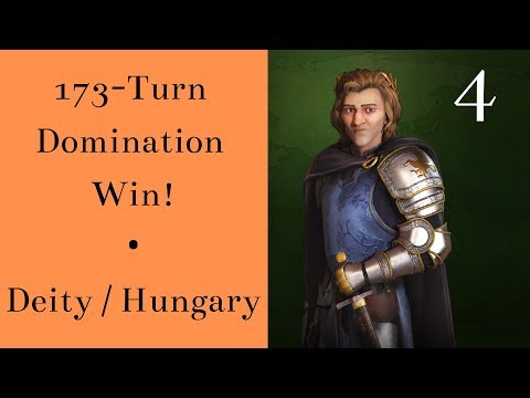 173-Turn Deity Domination Victory (Hungary) - Civ 6 Gathering Storm - Part 4 of 5