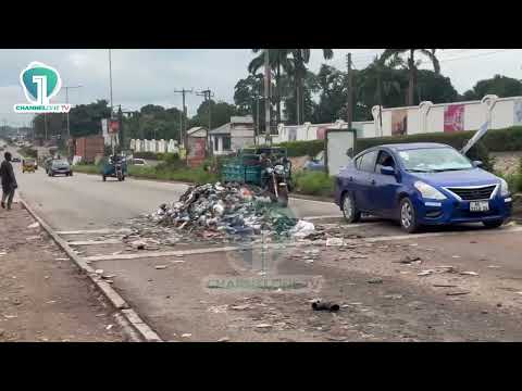 Kumasi Sanitation Crisis: Refuse Piles Up on Kaase–Kuwait Road to Oti Landfill