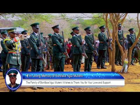 PSTC Staff Burial Party Procession | Farewell to SSGT Boniface Ngui