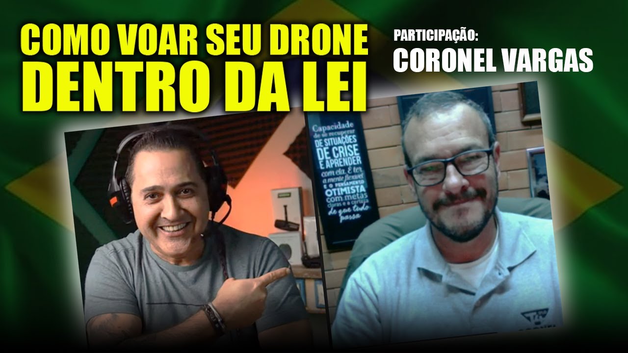 COMO VOAR seu DRONE dentro da LEI feat Cel. Jorge Vargas (DECEA)