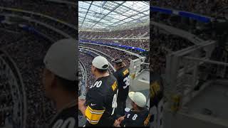 sofi stadium  LA rams & steelers pittsburgh  seccion 404