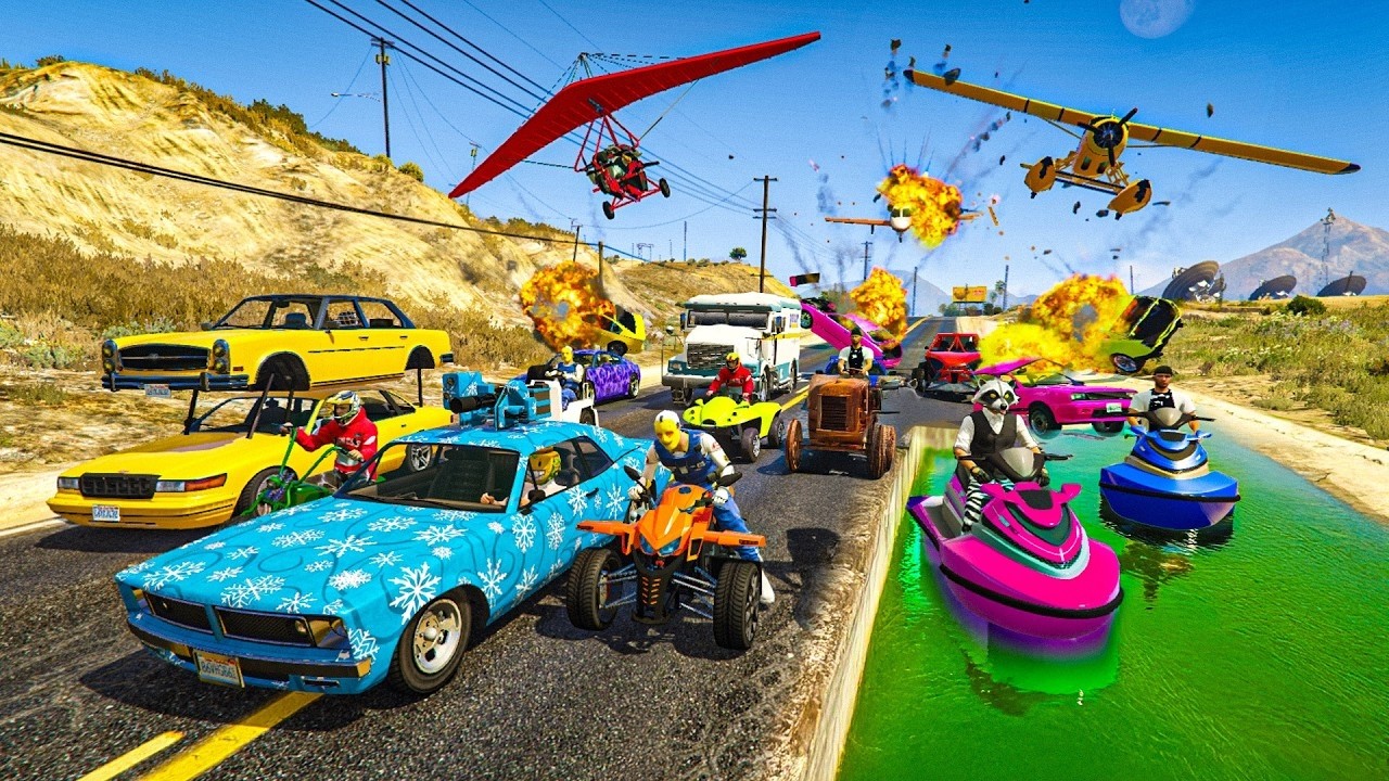 EL ÚLTIMO EXPLOTA CON COCHES ALEATORIOS! VICTORIA ESPECTACULAR! - GTA 5 ONLINE