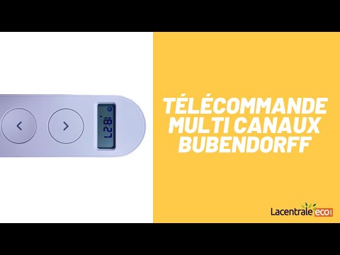 présentation Télécommande multi canaux avec horloge - Bubendorff 