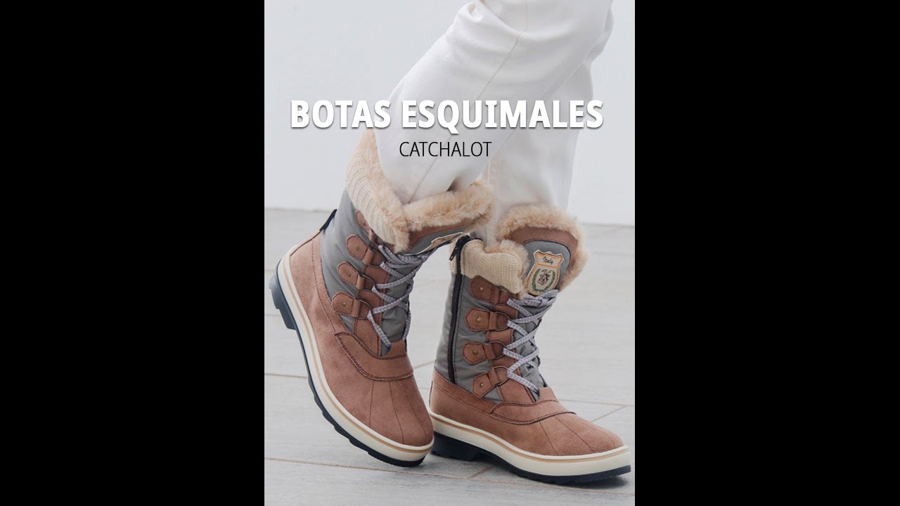 Botas para la nieve o bota estilo esquimal (Vertical video) | CATCHALOT